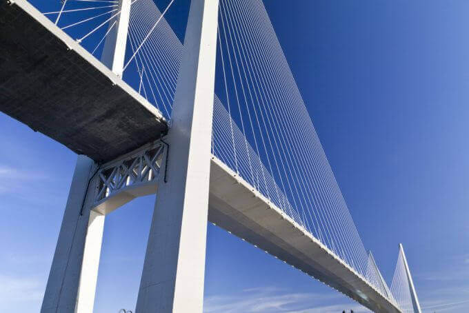 bridge and blue sky