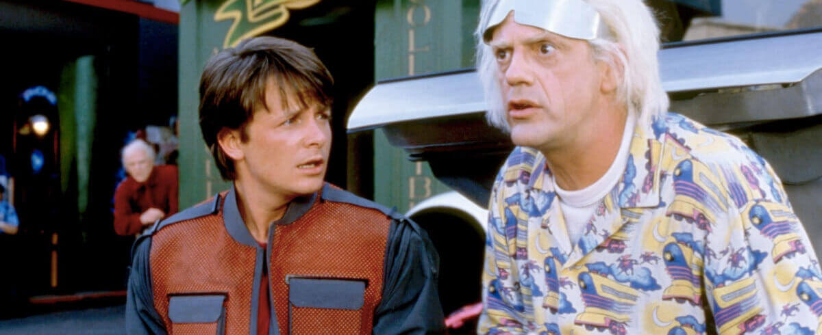 marty and doc in back to the future