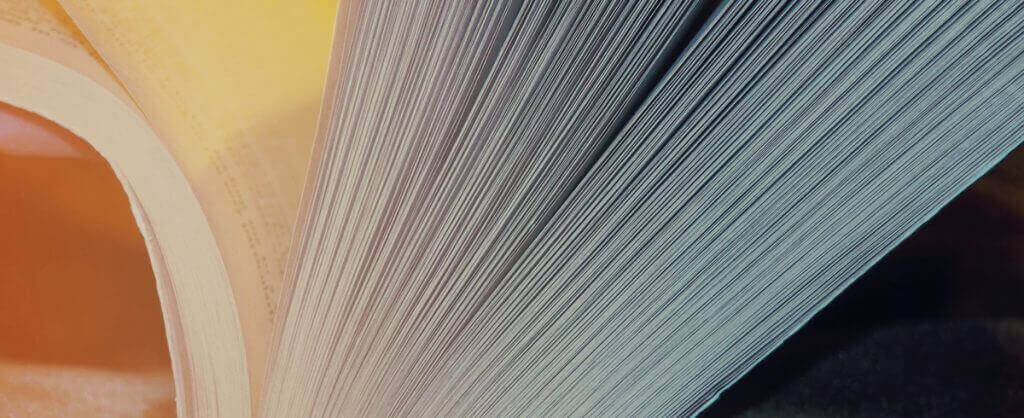 book pages open close up