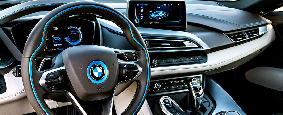 BMW inside console