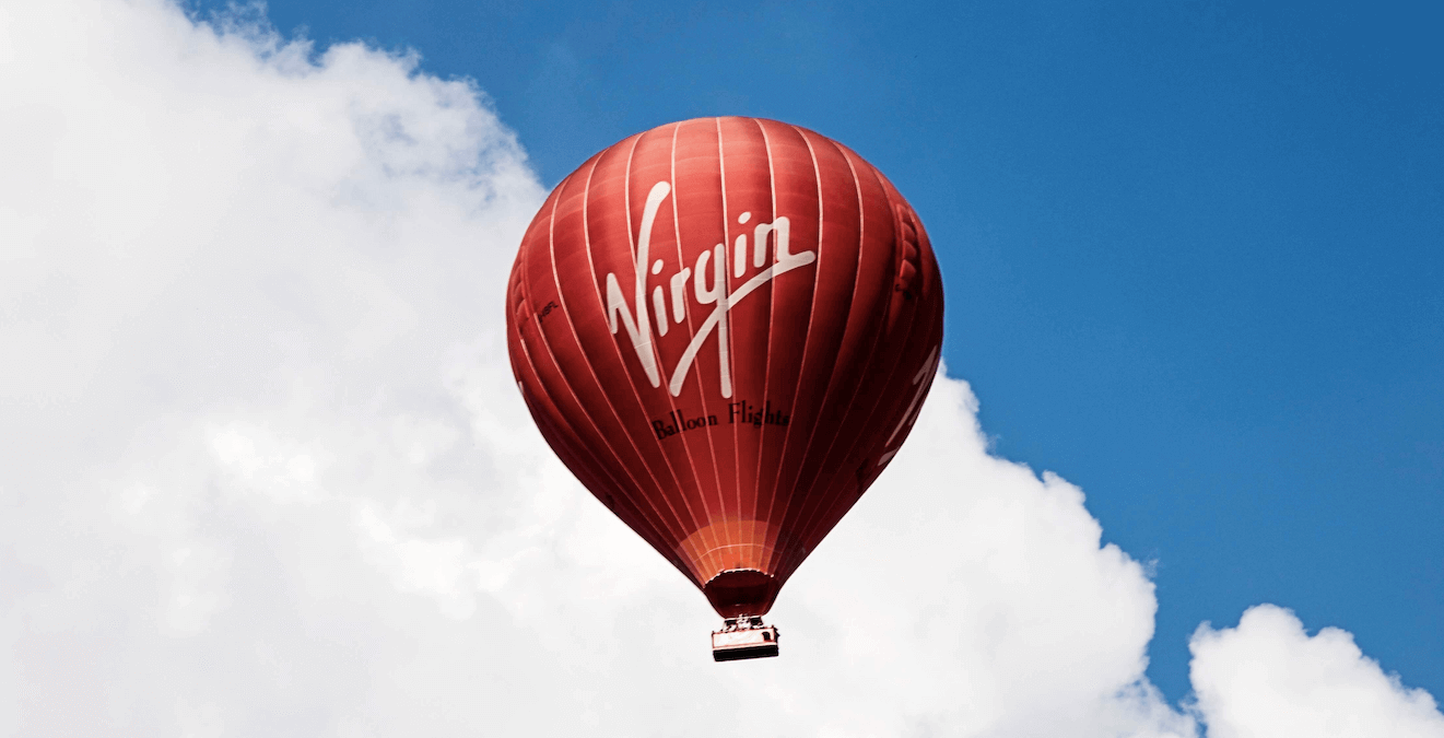 Virgin hot air balloon