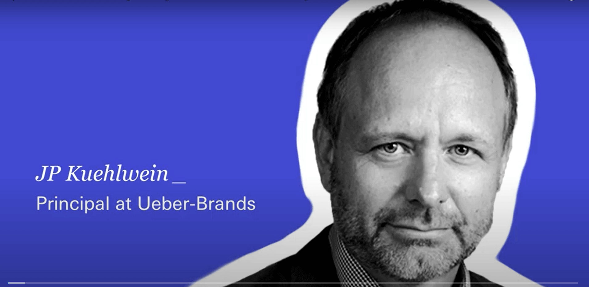 JP Kuehlwein, directeur chez Ueber-Brands