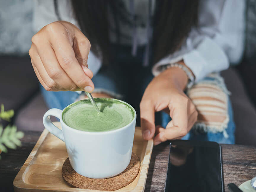 <h3 class='heading-large'>Zen in a Cup</h3><p>There is a huge tea culture here—and so our preferred caffeine fix sounds more like this: Earl Grey, matcha, and oolong.</p>