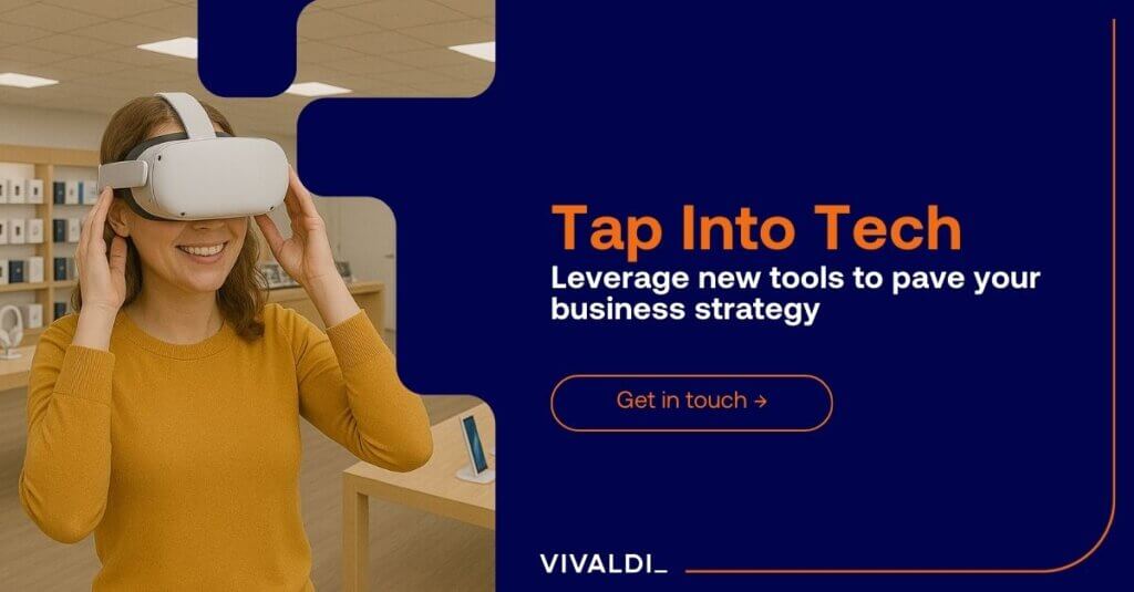 Tap into tech banner