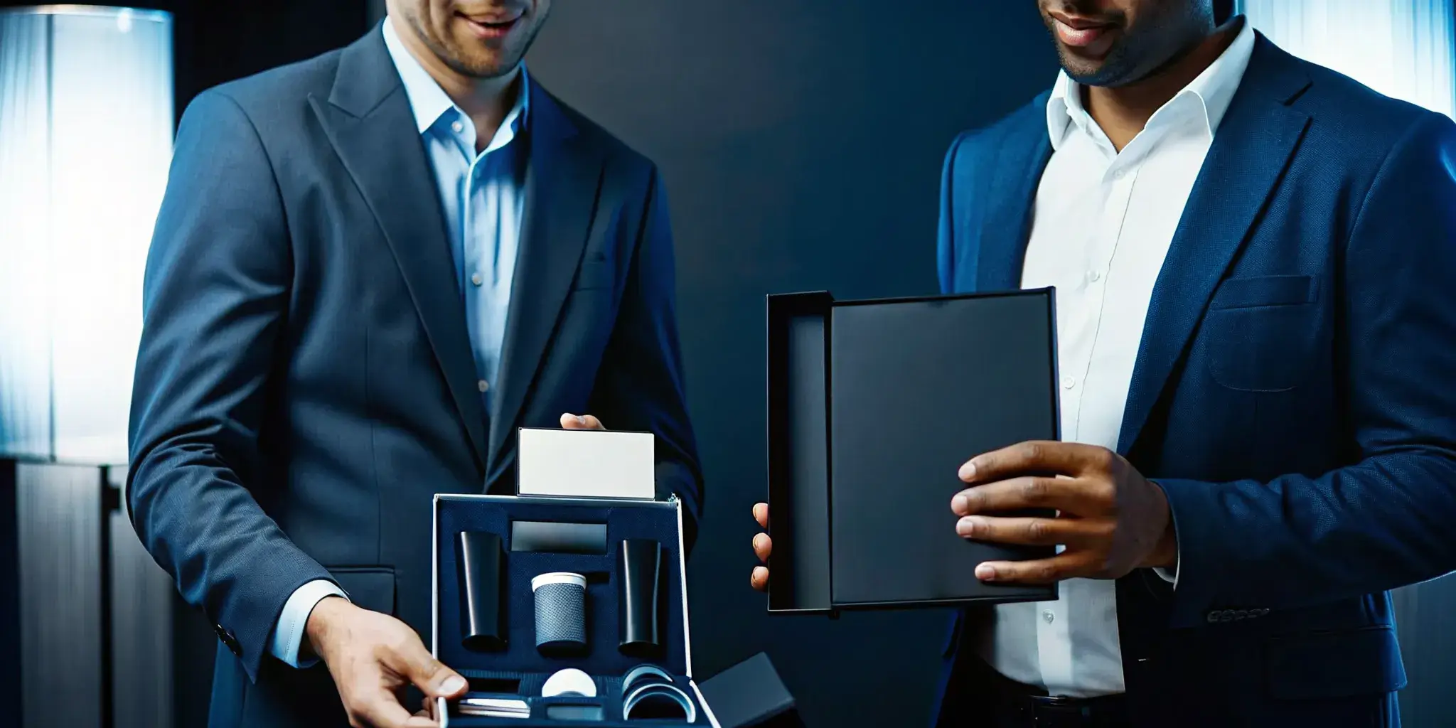 A premium branded gift box representing successful market positioning by a famous brand.
