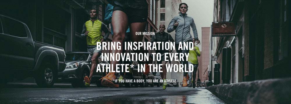 Nike bring inspiration and innovation to every athlete in the world